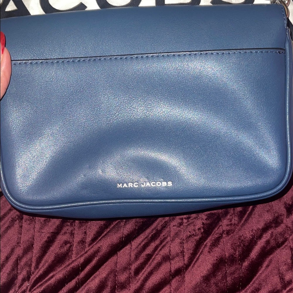 Marc Jacobs Navy Shoulder Bag with Chain Strap - Picture 2 of 6